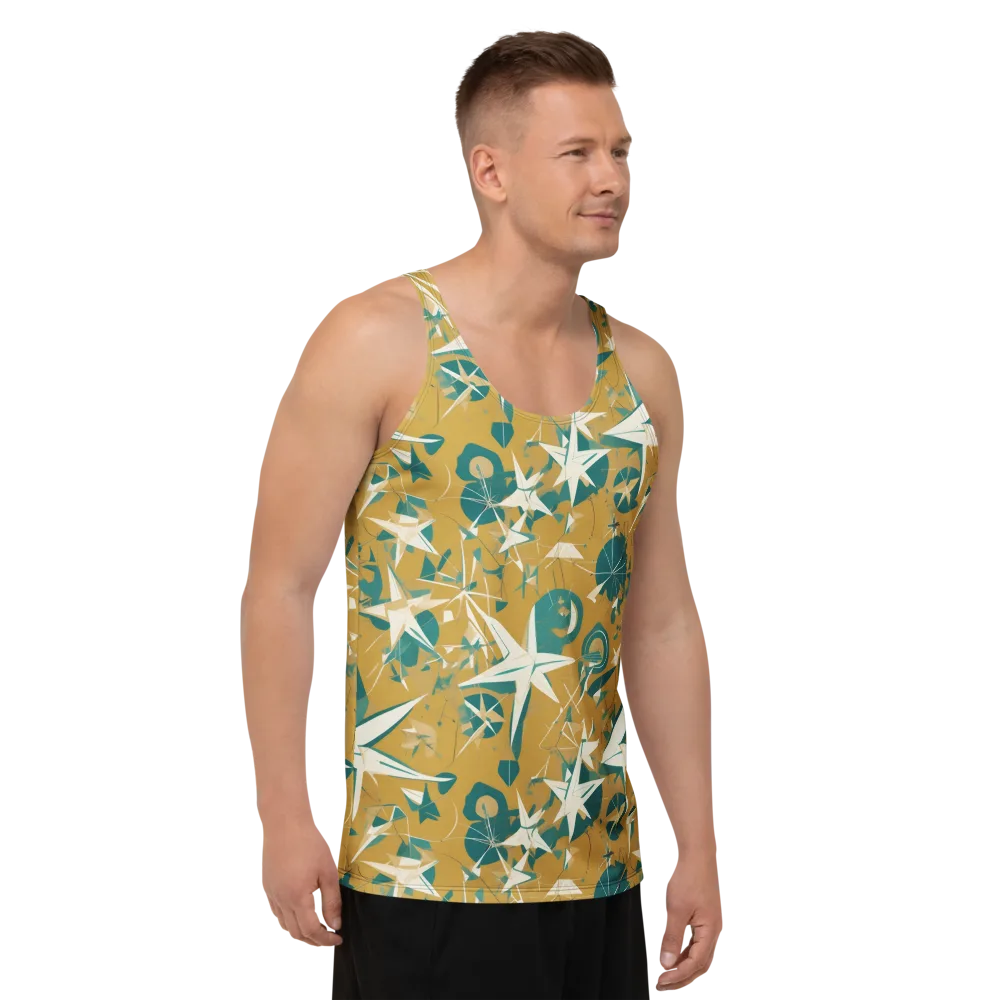 Ochre Flight on Men's Tank Top — Right Front