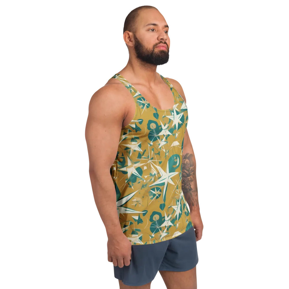 Ochre Flight on Men's Tank Top — Right Front