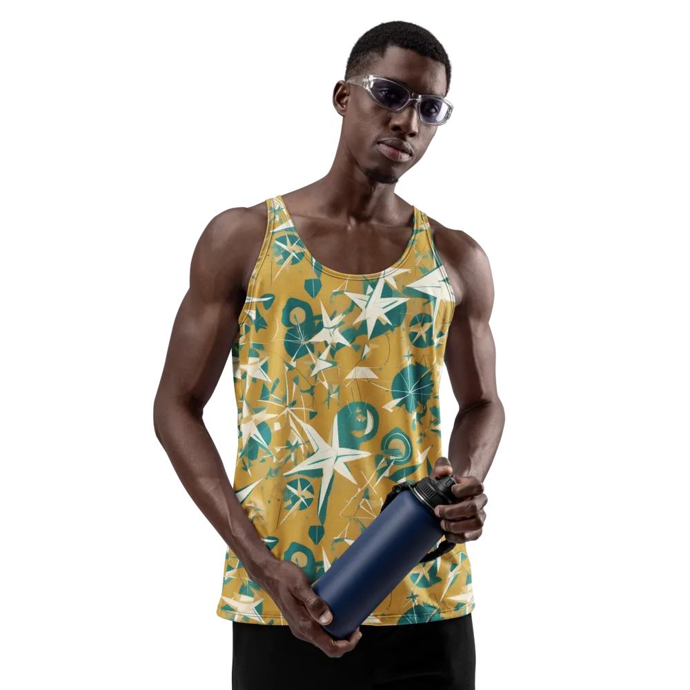Ochre Flight on Men's Tank Top — Front
