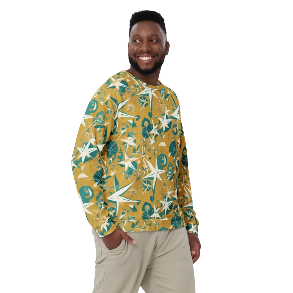 Ochre Flight on Sweatshirt — Front