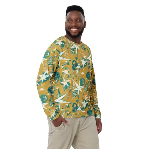 Ochre Flight on a Sweatshirt