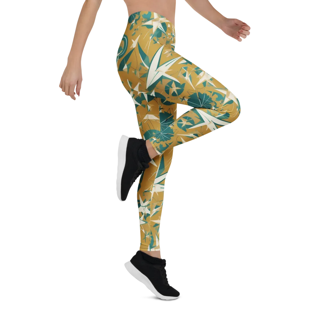 Ochre Flight on Leggings — Right