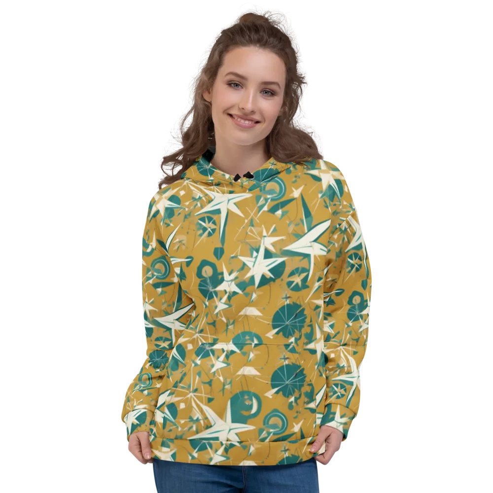 Ochre Flight on Hoodie — Front