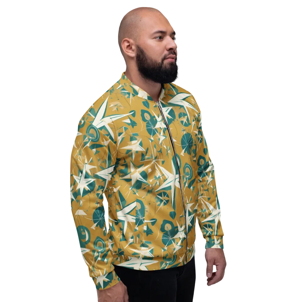 Ochre Flight on Bomber Jacket — Right