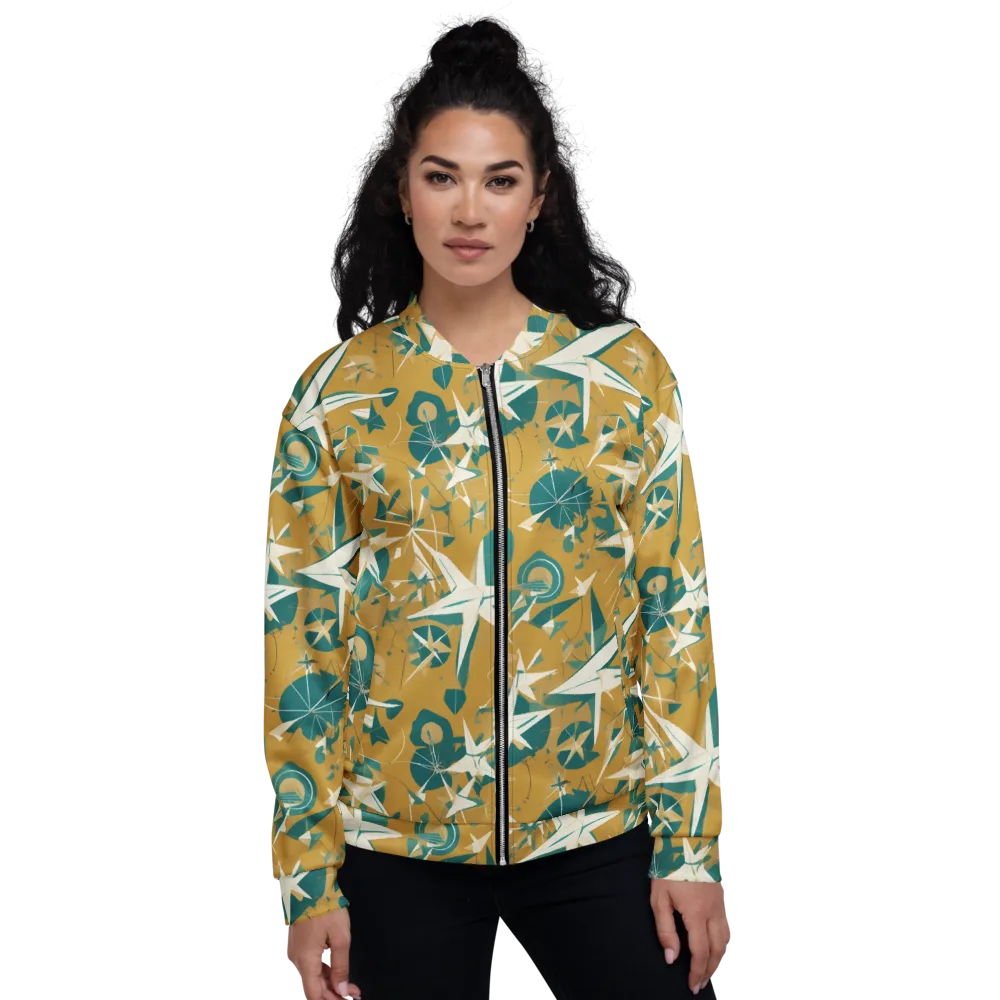 Ochre Flight on Bomber Jacket — Front