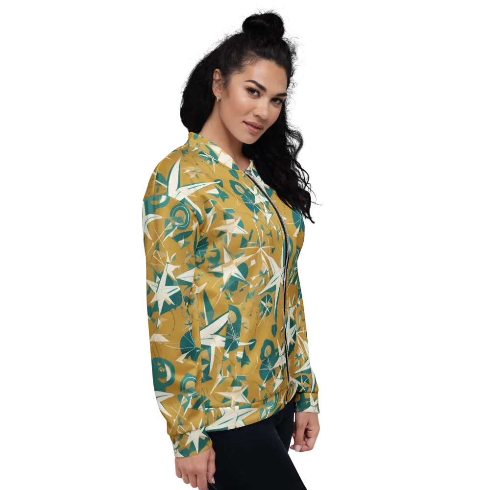 Ochre Flight on Bomber Jacket — Right