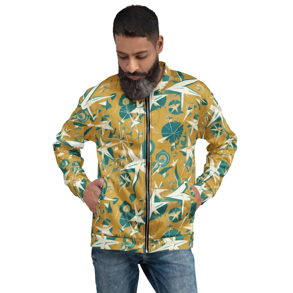 Ochre Flight on Bomber Jacket — Front
