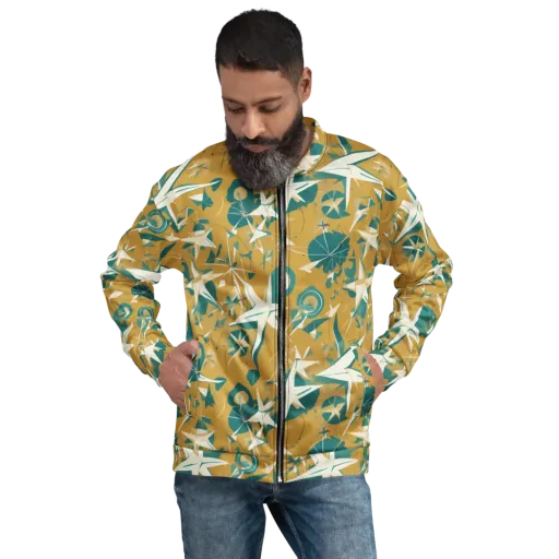 Ochre Flight on a Bomber Jacket