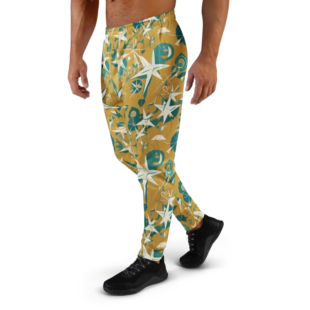 Ochre Flight on Men's Joggers — Left