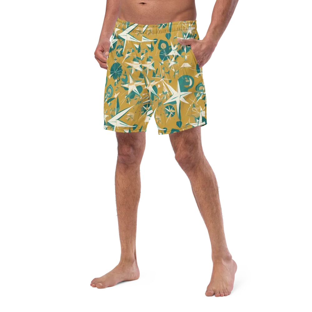 Ochre Flight on Swim Trunks — Left Front