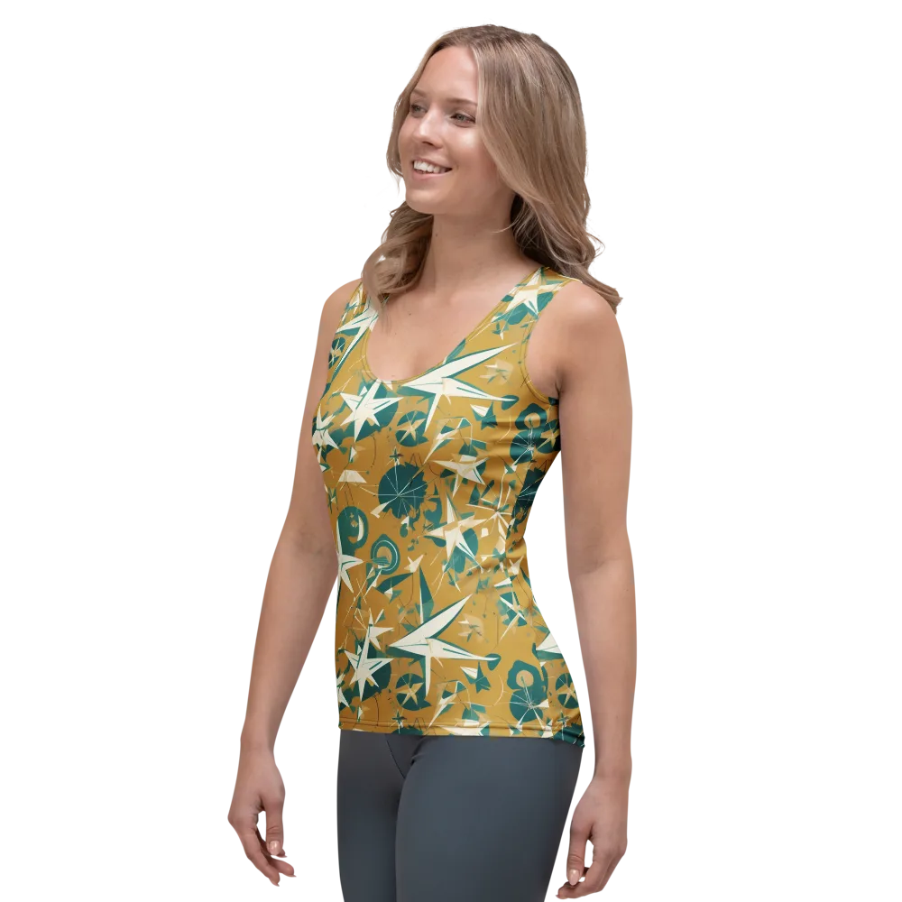 Ochre Flight on Women's Tank Top — Left Front