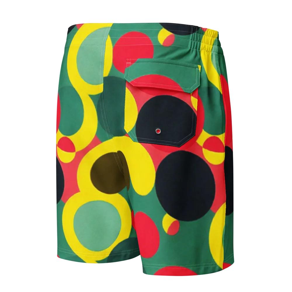 Modular Eclipse on Men's Board Shorts — Back