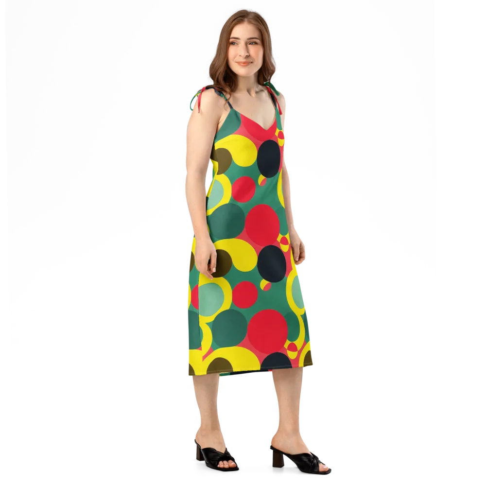 Modular Eclipse on Slip Dress — Right Front