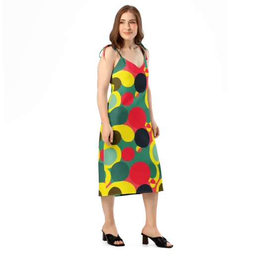 Modular Eclipse on a Slip Dress