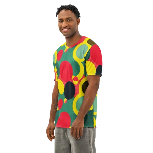 Modular Eclipse on a Men's Cotton Crew Neck T-Shirt