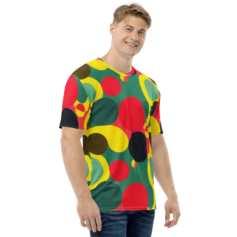 Modular Eclipse on Men's Crew Neck T-Shirt — Right