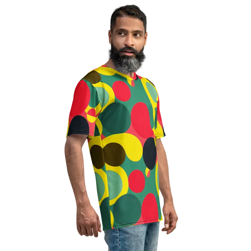 Modular Eclipse on Men's Crew Neck T-Shirt — Right