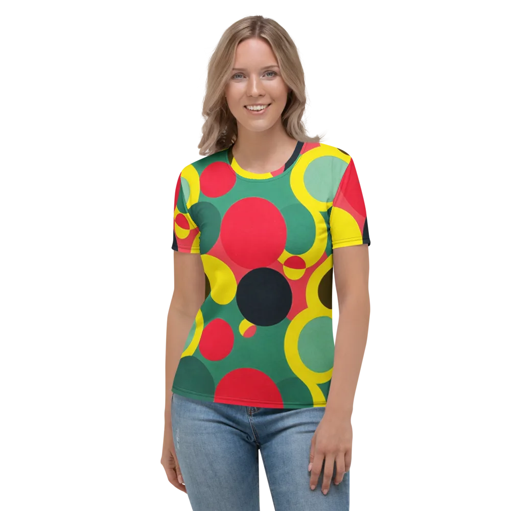 Modular Eclipse on Women's Crew Neck T-Shirt — Front
