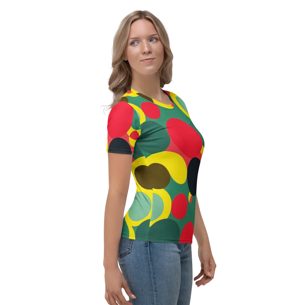 Modular Eclipse on Women's Crew Neck T-Shirt — Right