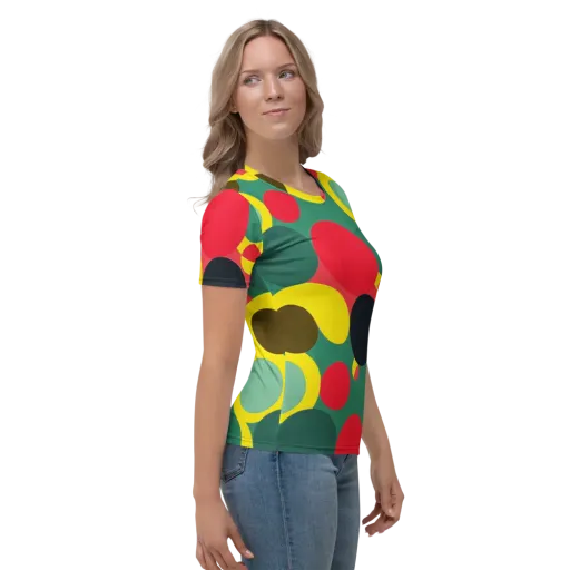 Modular Eclipse on a Women's Crew Neck T-Shirt