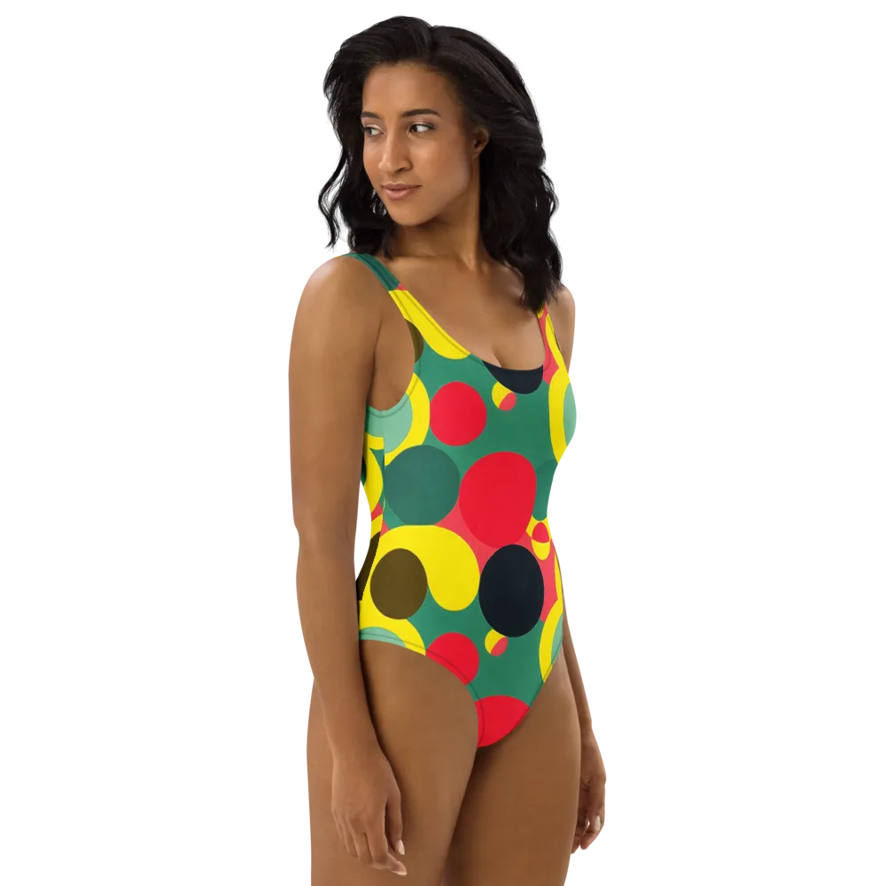Modular Eclipse on One-Piece Swimsuit — Right