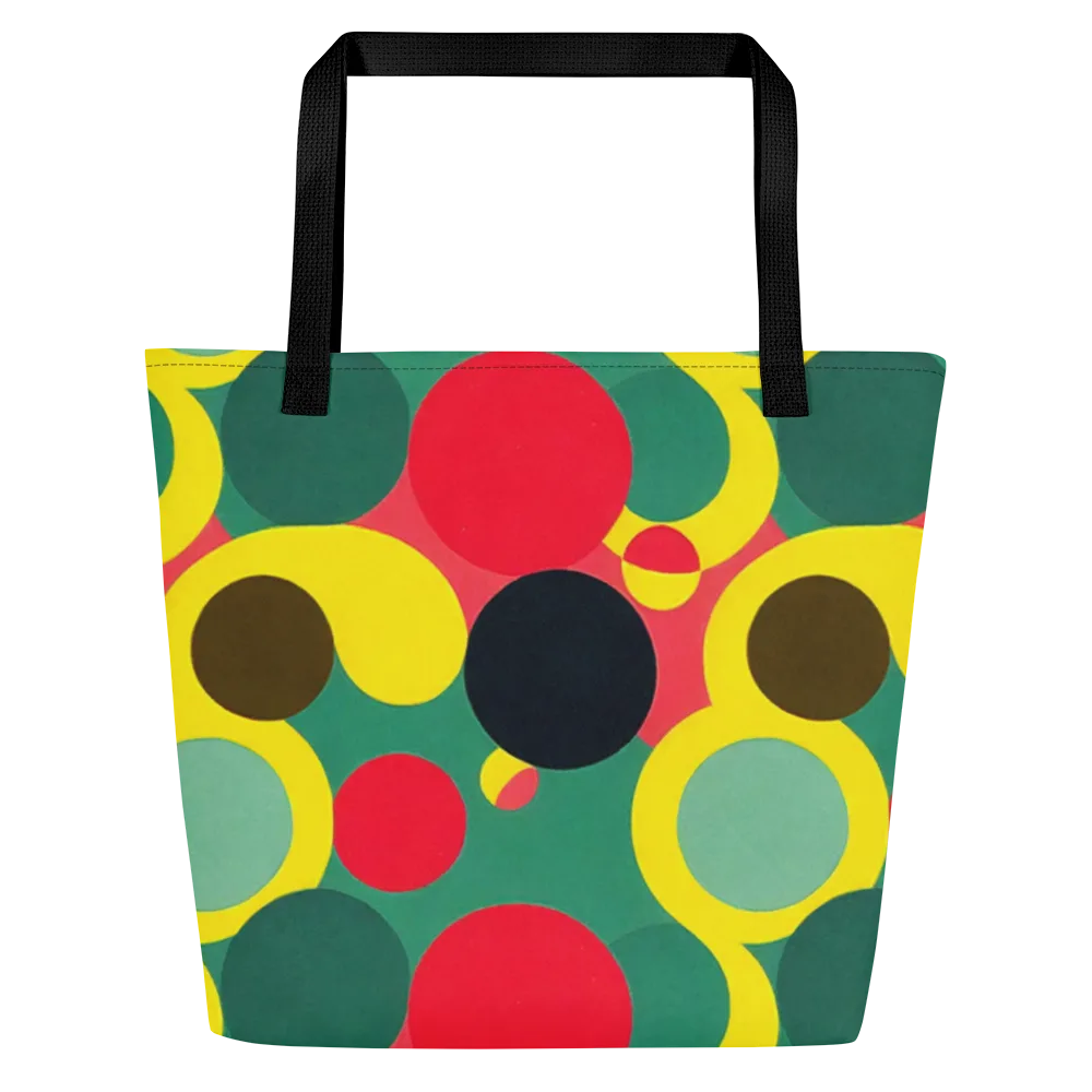 Modular Eclipse on Large Tote Bag W/ Pocket — Front