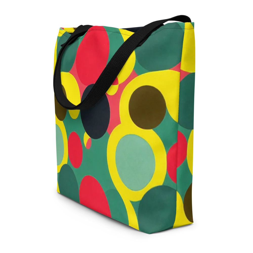 Modular Eclipse on Large Tote Bag W/ Pocket — Front
