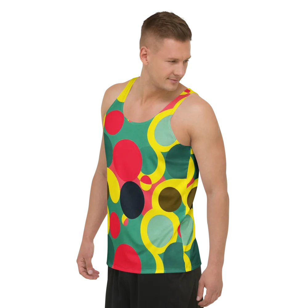 Modular Eclipse on Men's Tank Top — Left Front
