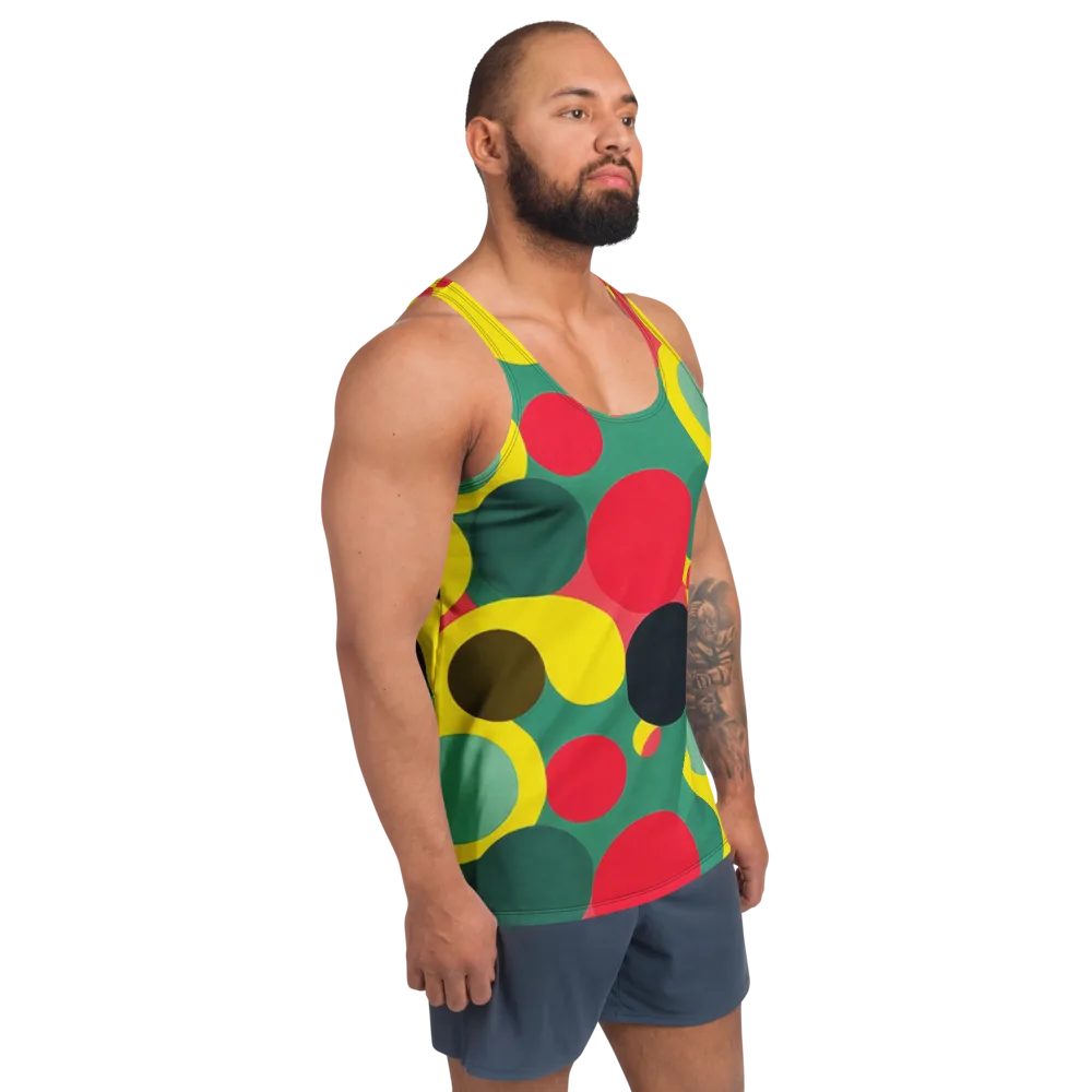 Modular Eclipse on Men's Tank Top — Right Front