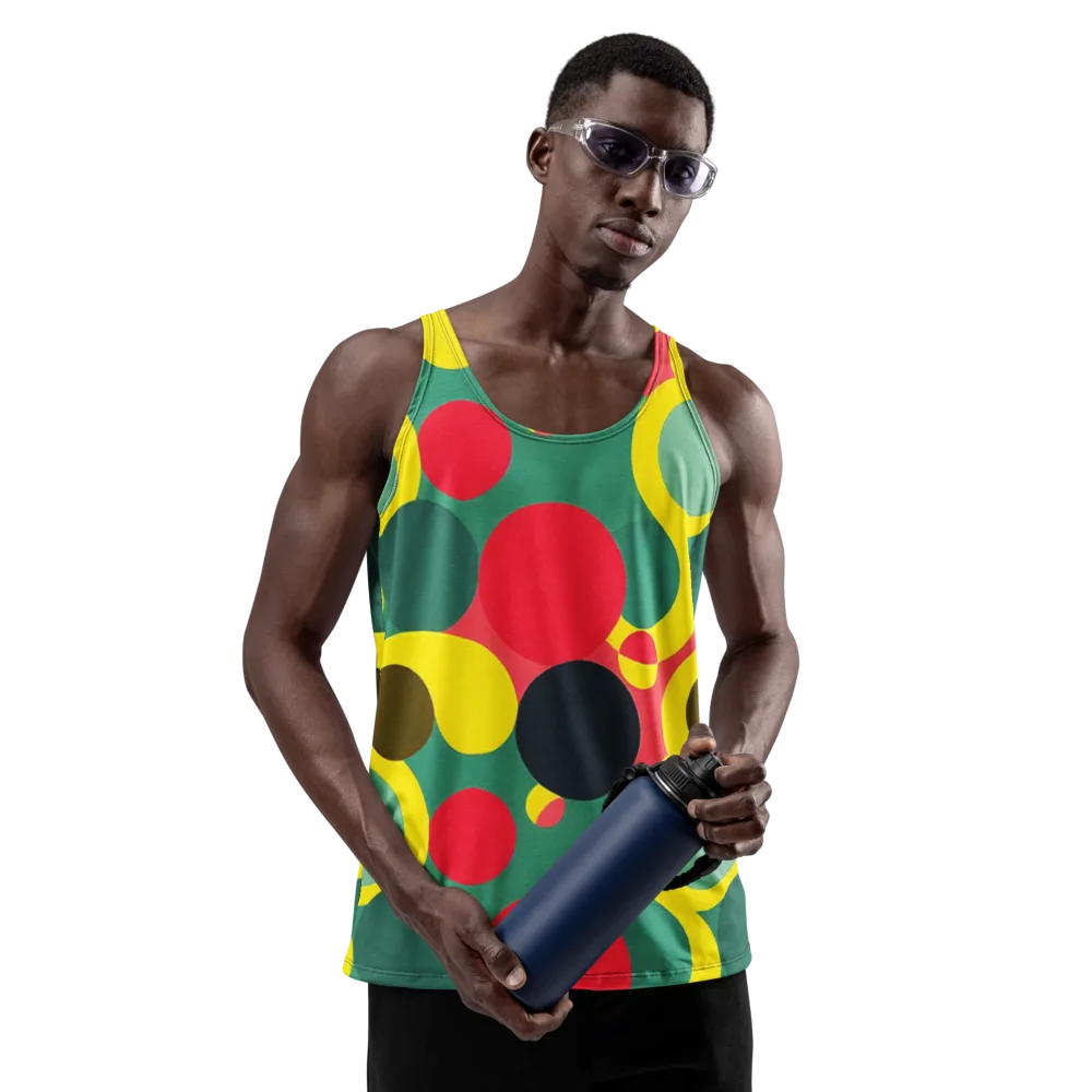 Modular Eclipse on Men's Tank Top — Front