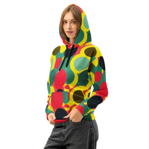 Modular Eclipse on a Cotton Hoodie