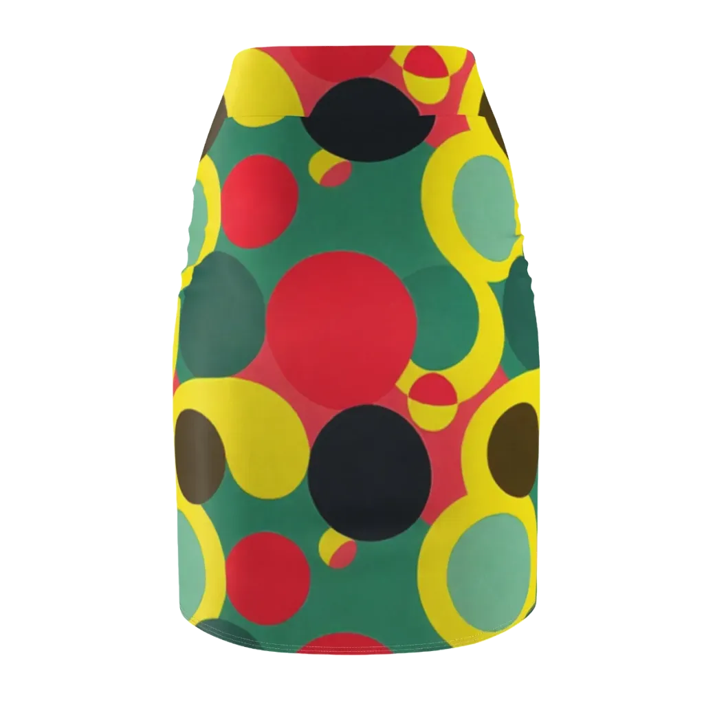 Modular Eclipse on Pencil Skirt — Back