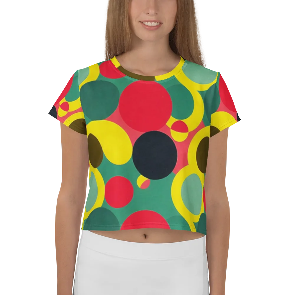 Modular Eclipse on Crop Tee — Front