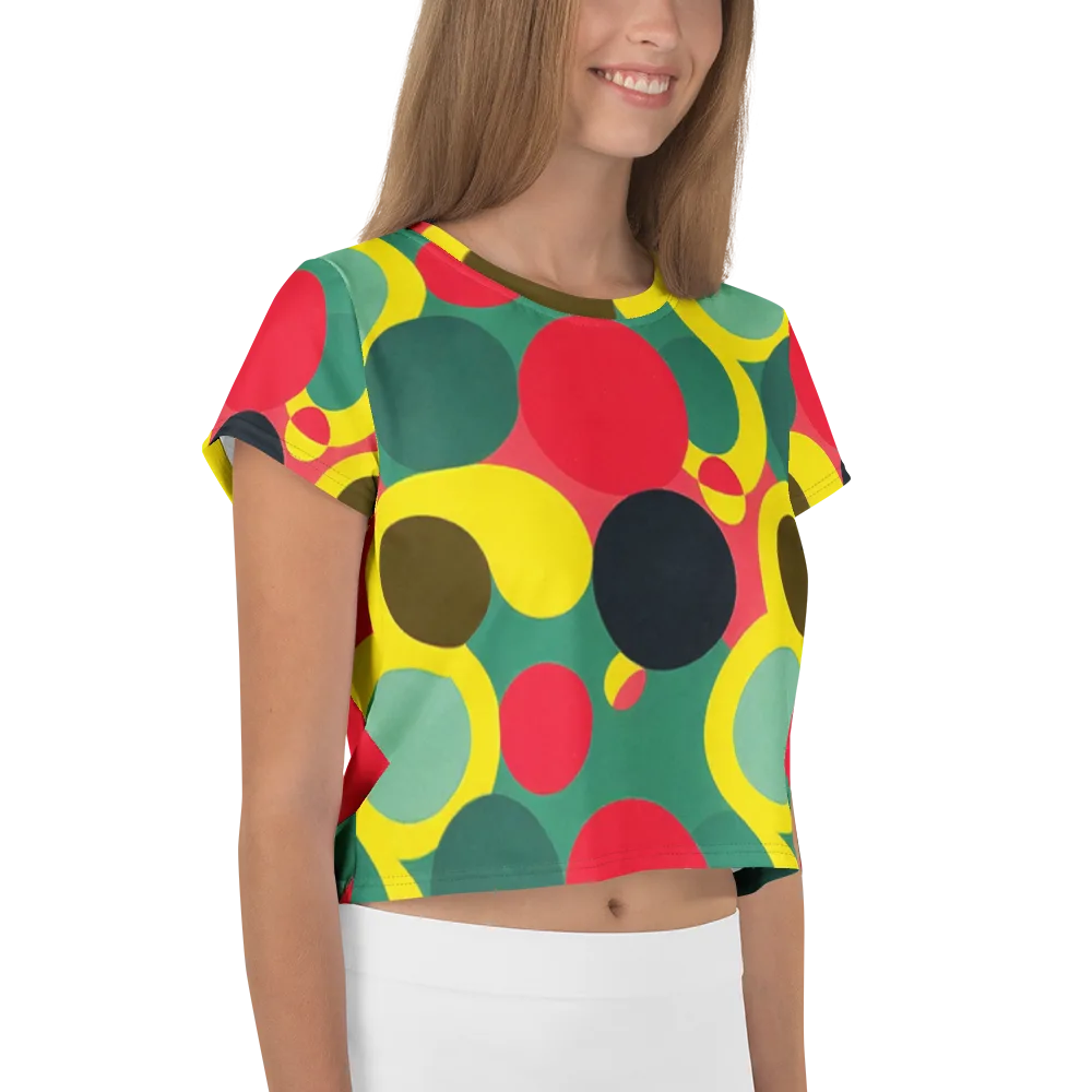 Modular Eclipse on Crop Tee — Right