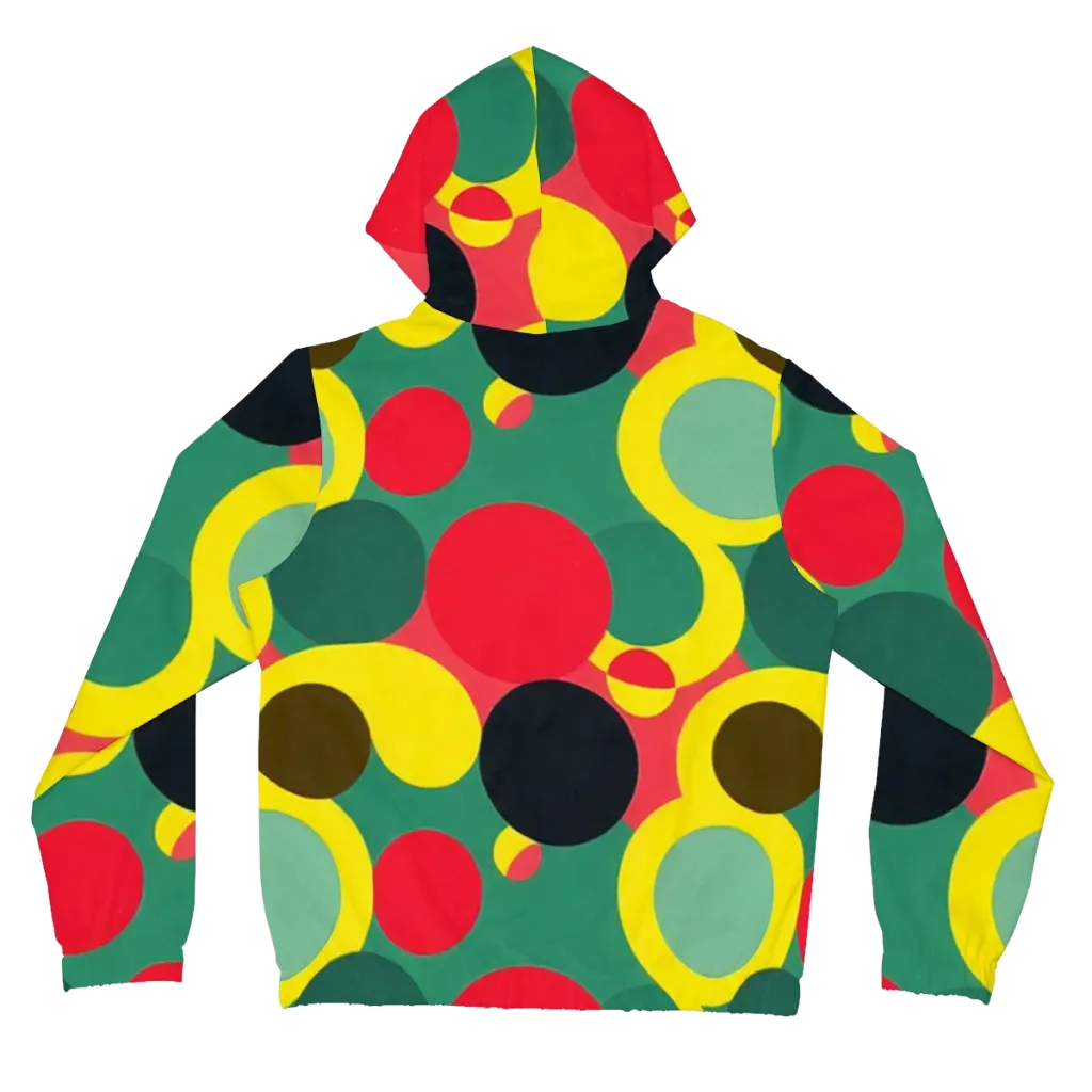 Modular Eclipse on Women's Full-Zip Hoodie — Back