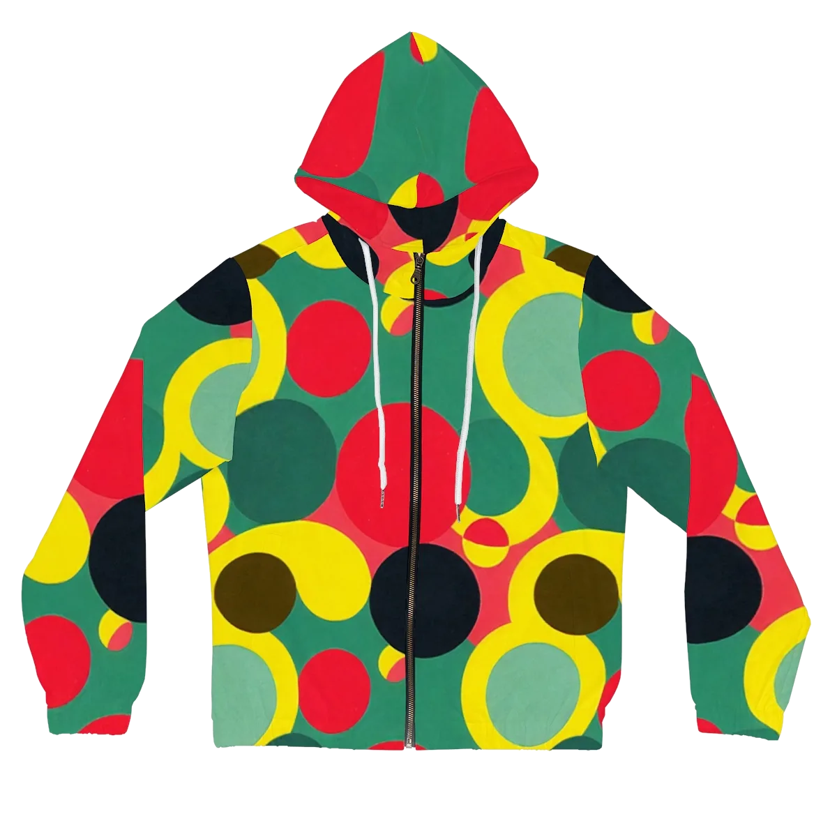Modular Eclipse on Women's Full-Zip Hoodie — Front