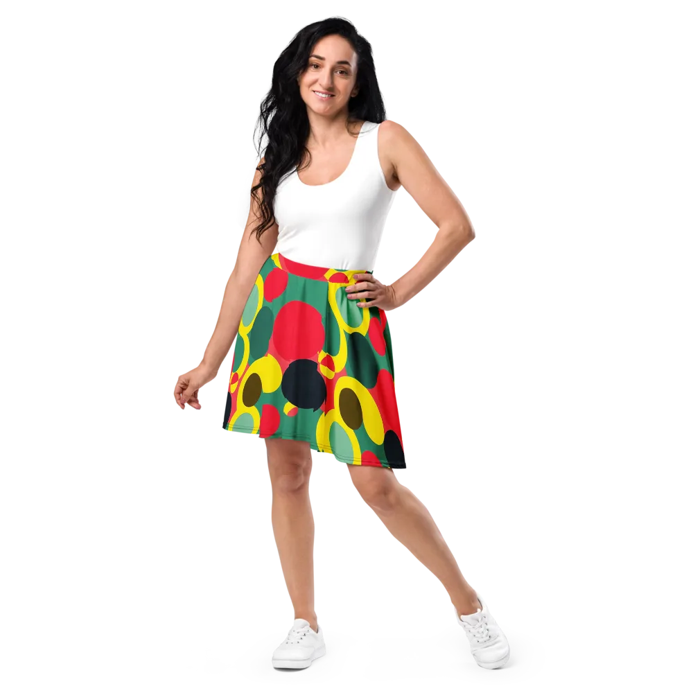 Modular Eclipse on Skater Skirt — Front