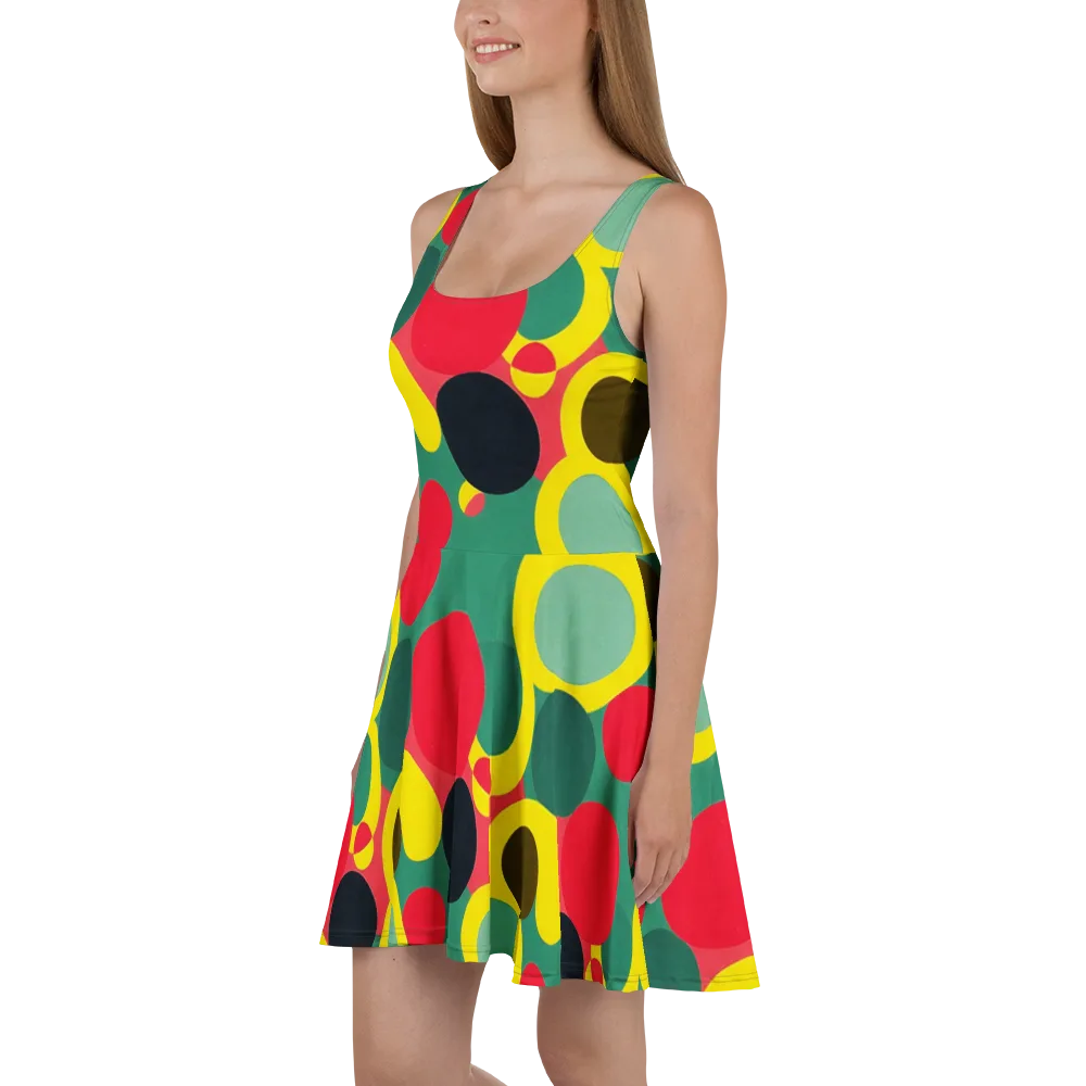 Modular Eclipse on Skater Dress — Left
