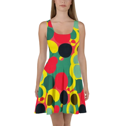 Modular Eclipse on a Skater Dress