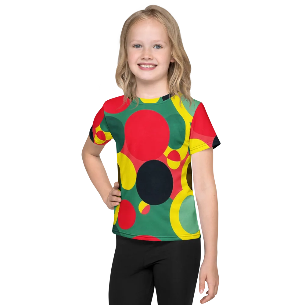 Modular Eclipse on Kids Crew Neck T-Shirt — Front