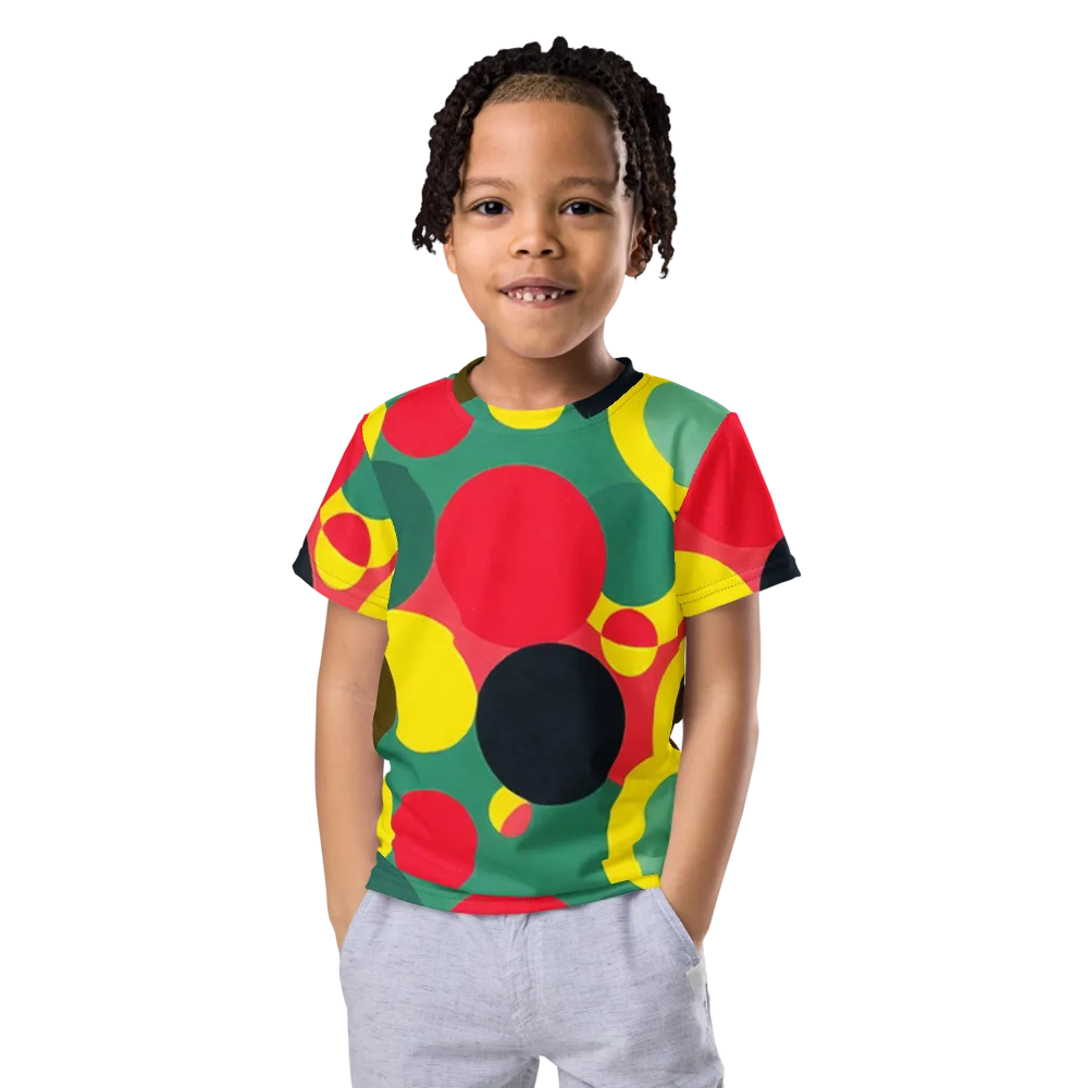 Modular Eclipse on Kids Crew Neck T-Shirt — Front