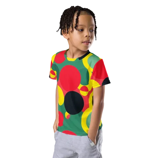 Modular Eclipse on a Kids Crew Neck T-Shirt