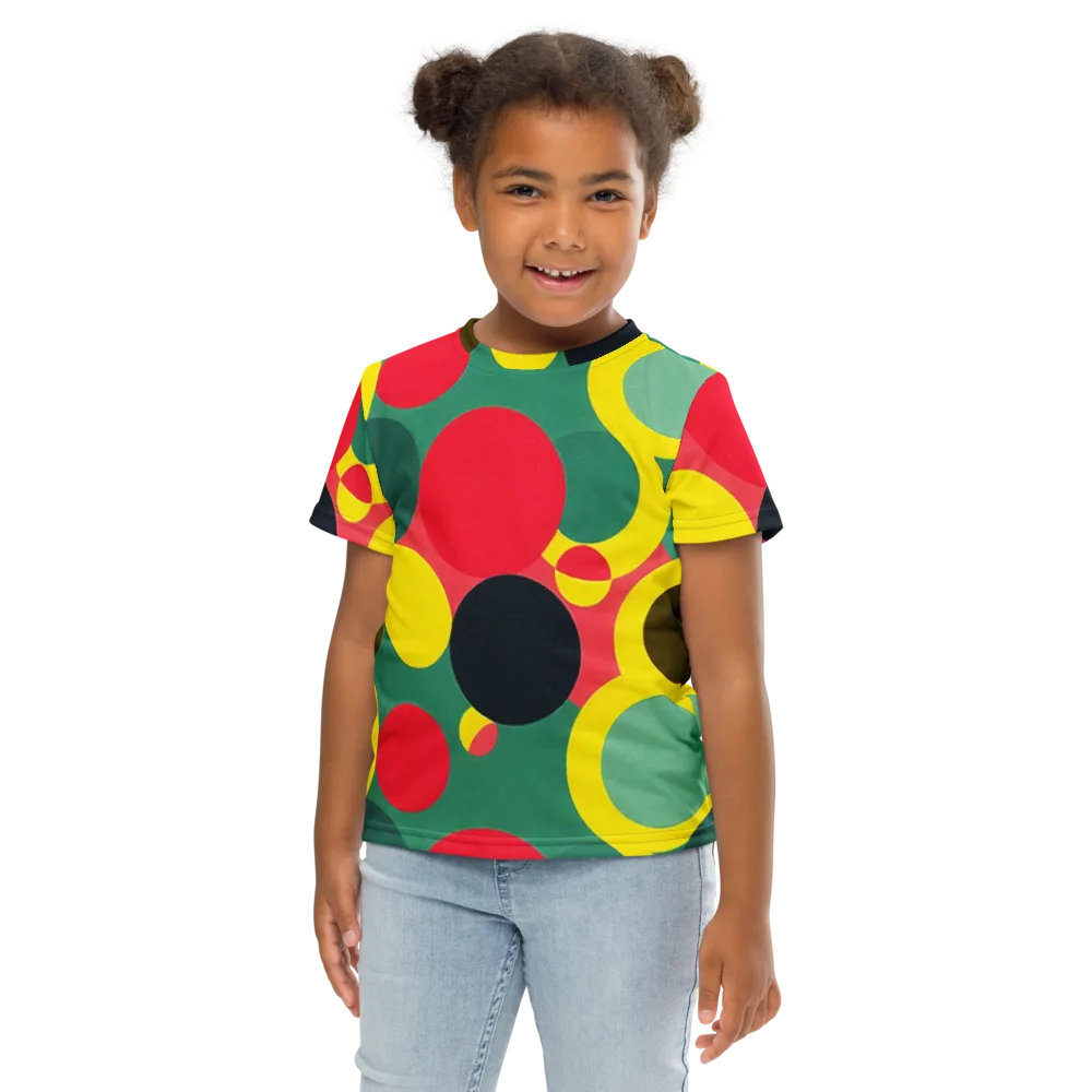 Modular Eclipse on Kids Crew Neck T-Shirt — Front