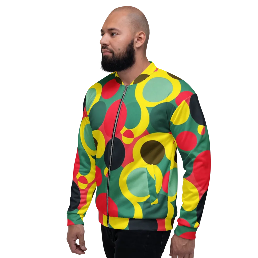 Modular Eclipse on Bomber Jacket — Left