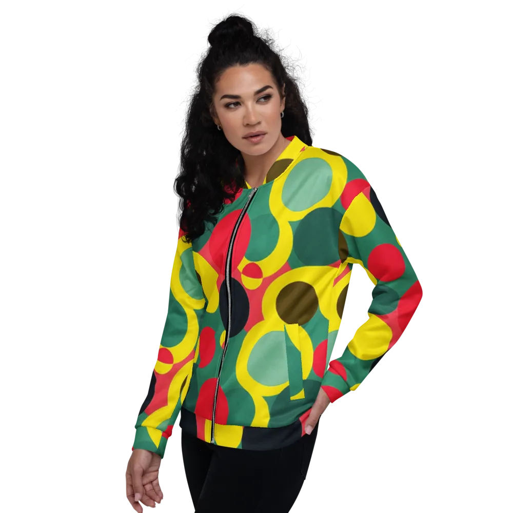 Modular Eclipse on Bomber Jacket — Left