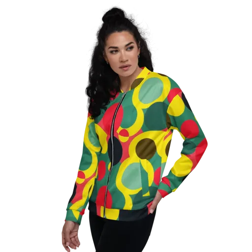 Modular Eclipse on a Bomber Jacket