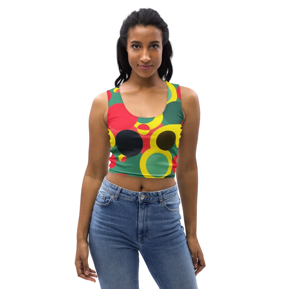 Modular Eclipse on Crop Top — Front