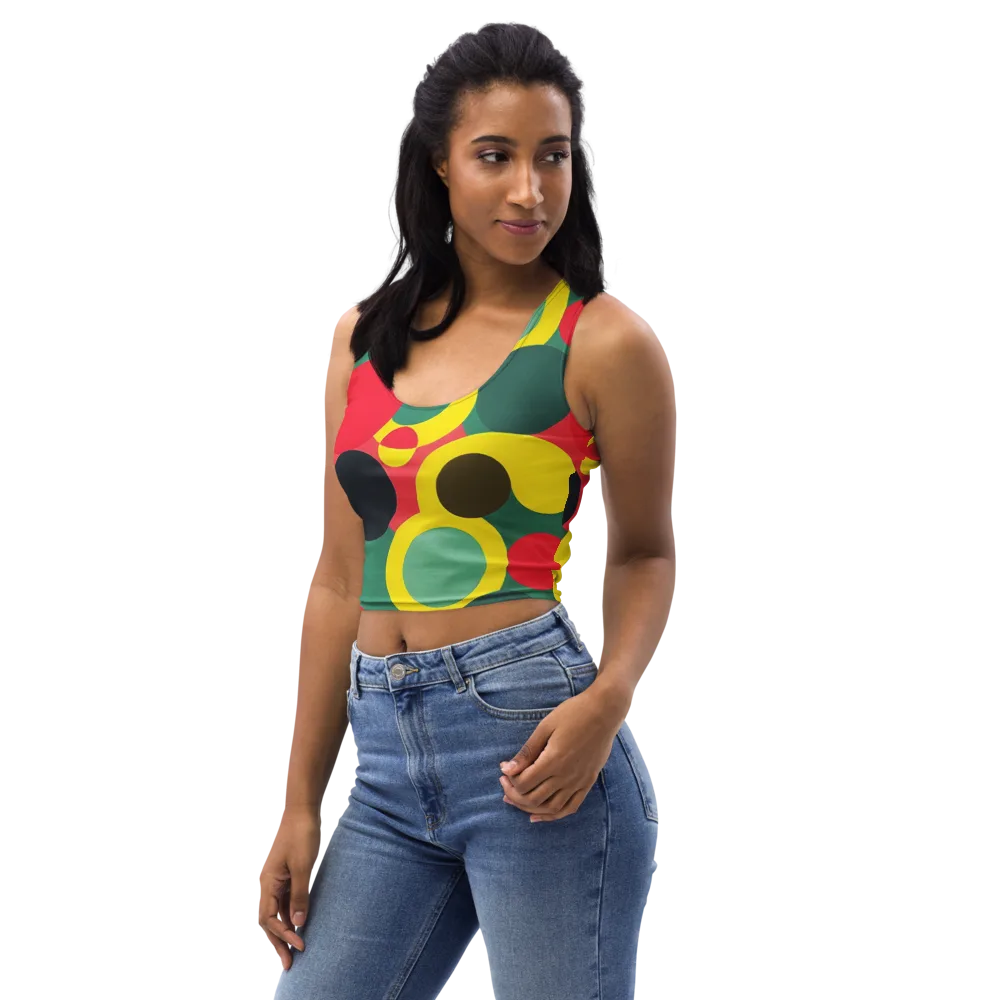 Modular Eclipse on Crop Top — Left Front