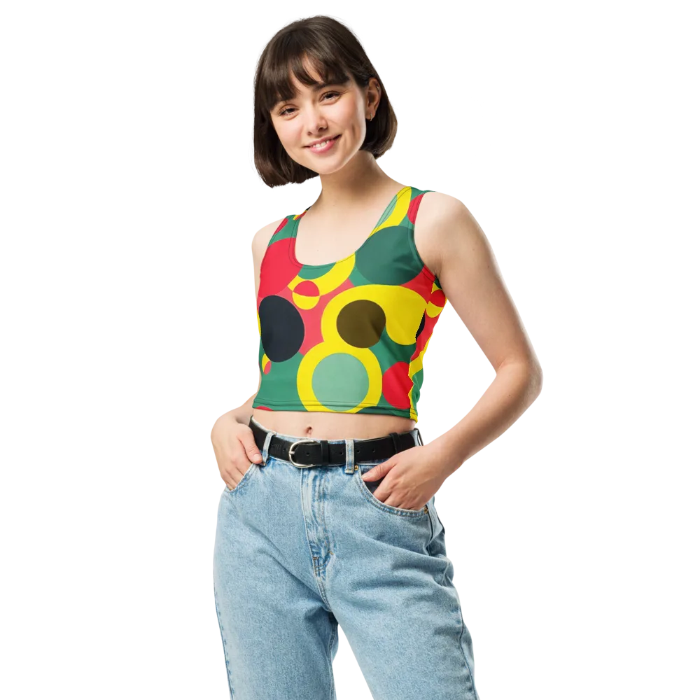 Modular Eclipse on Crop Top — Front