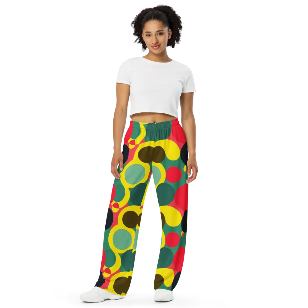 Modular Eclipse on Wide-Leg Pants — Front